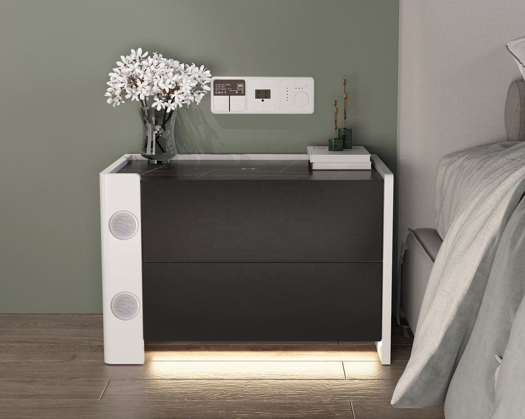 WOSTOE Aura™ – Mais do que uma mesa de cabeceira.