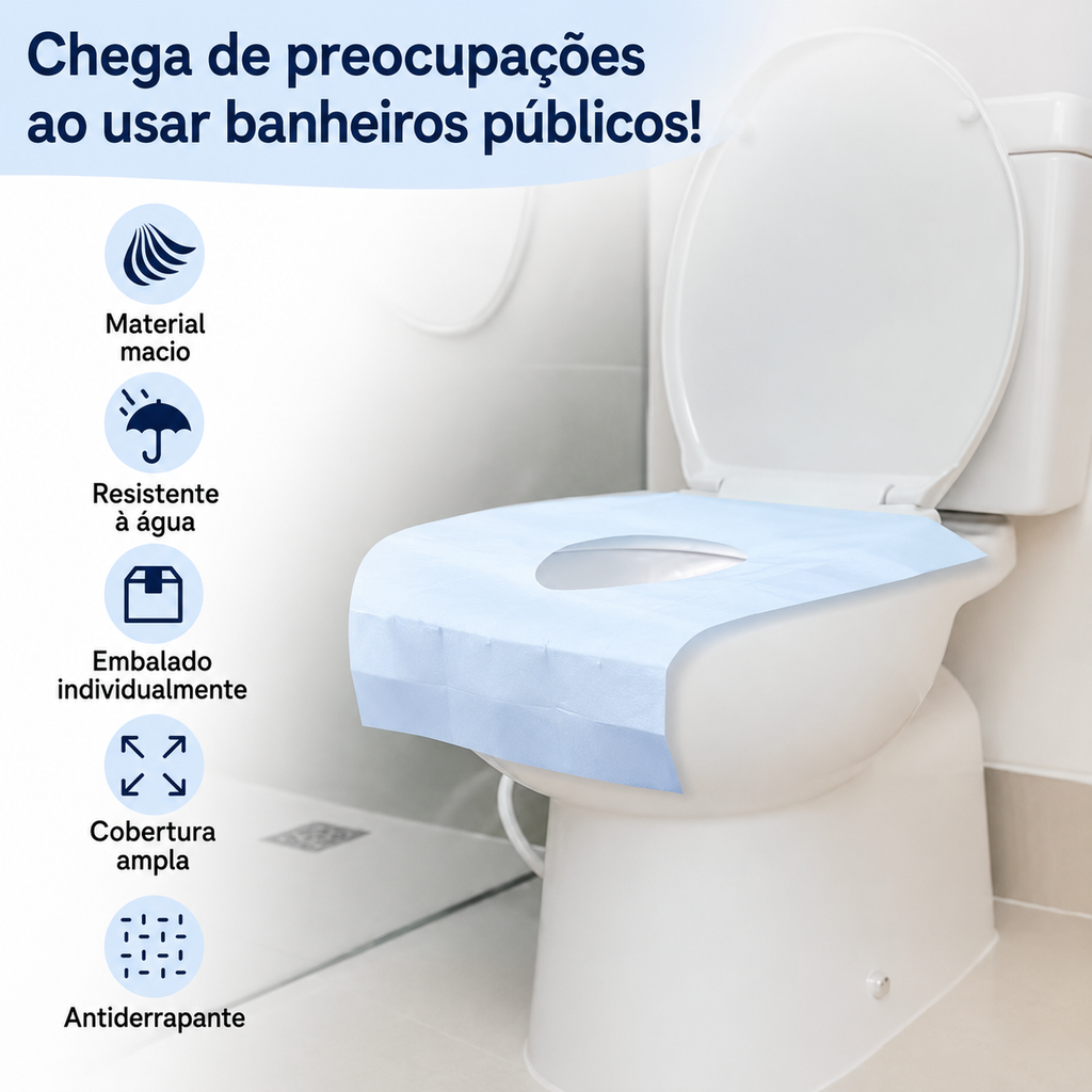 GOclean — Protetor Descartável para Sanita